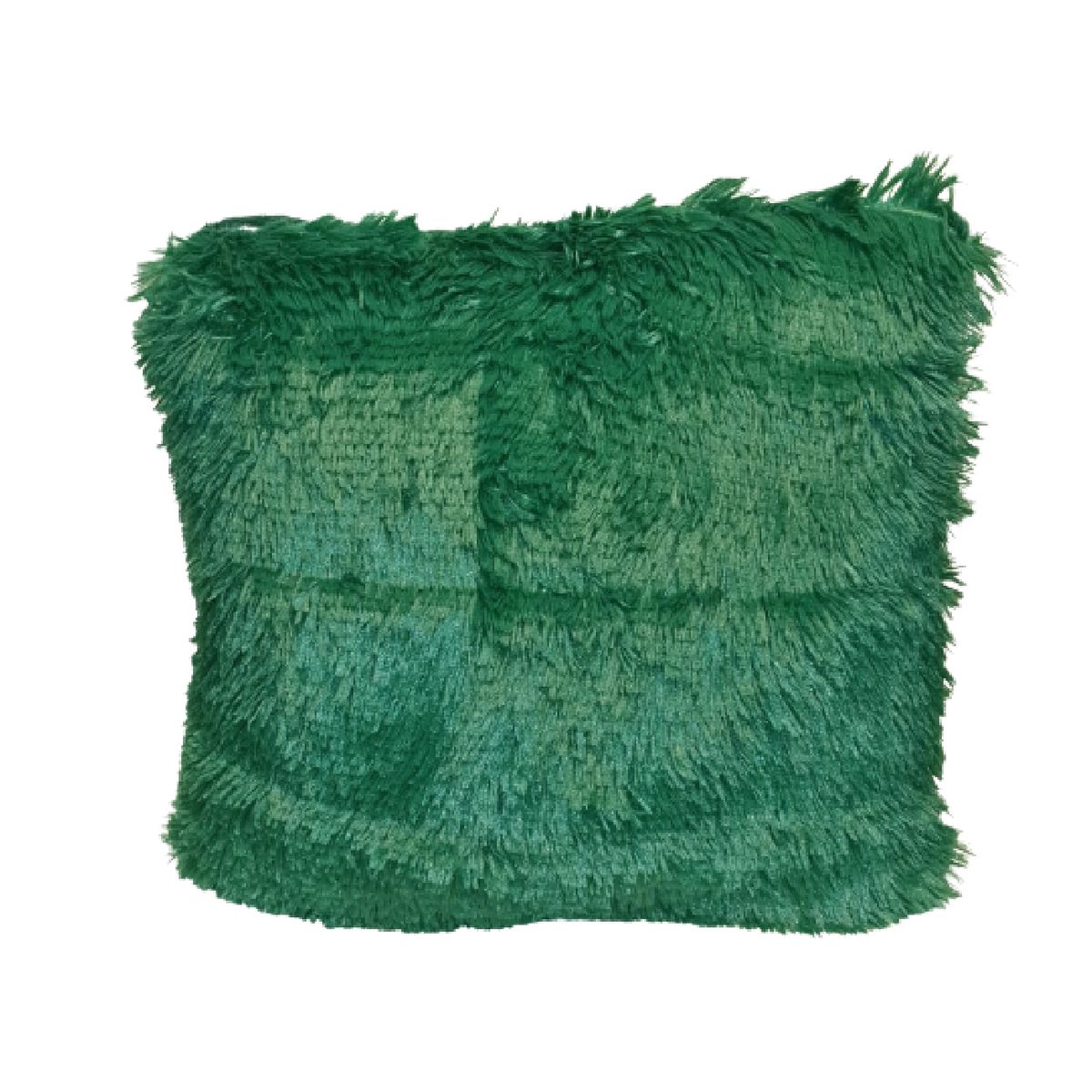 GENERICO - Funda Para Cojin Pelo Medio - Verde Navidad