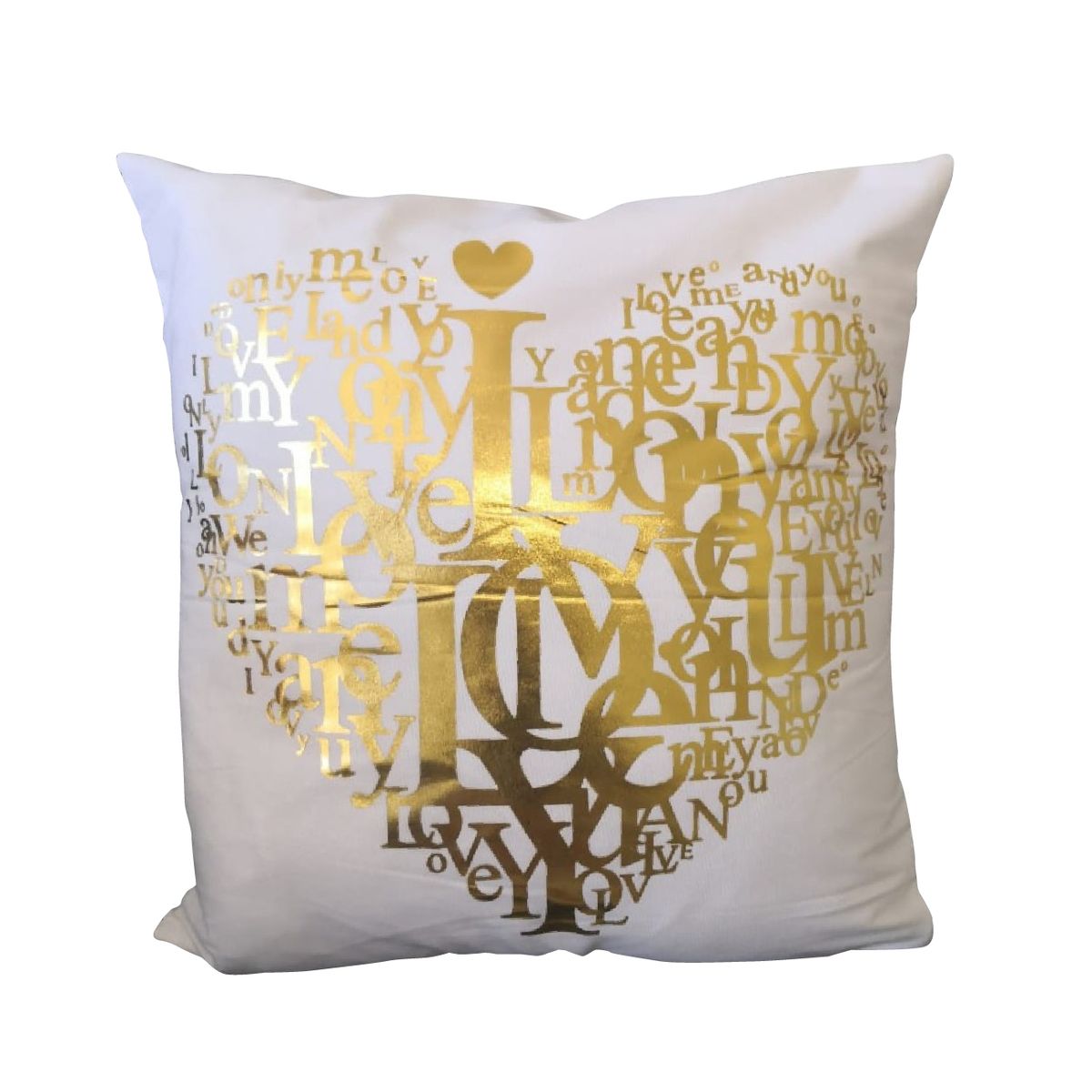 GENERICO - Funda Para Cojin Nordicas - Blanca - Corazon 11