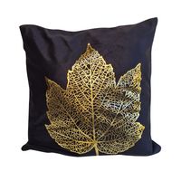 Funda Para Cojin Nordicas - Negra - Hoja 05