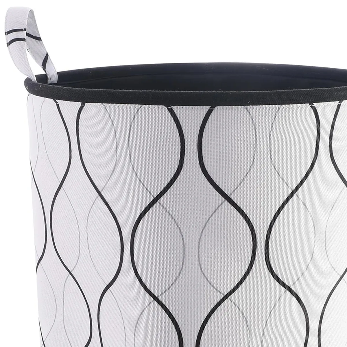 MALLORCA - Cesta Decorativa Para Ropa Ondas Black