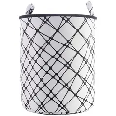 MALLORCA - Cesta Decorativa Para Ropa Lineas Black