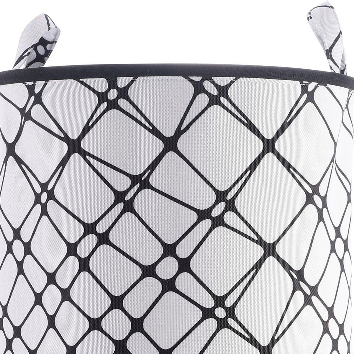 MALLORCA - Cesta Decorativa Para Ropa Lineas Black