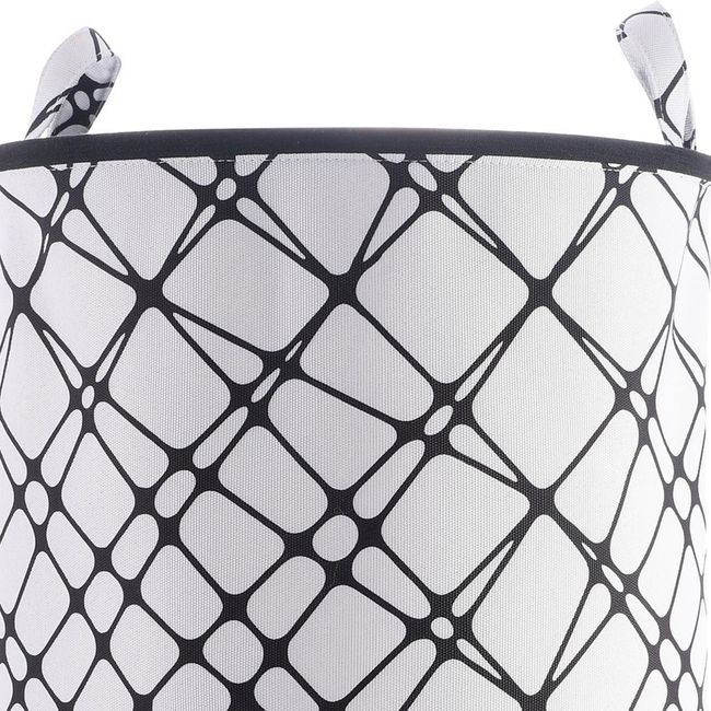 MALLORCA - Cesta Decorativa Para Ropa Lineas Black