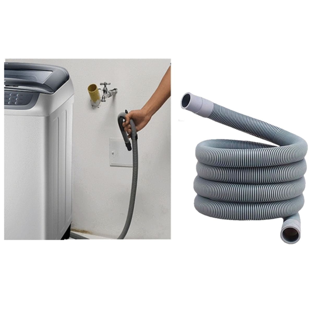 GENERICO - Manguera Desague Para Lavadoras LG  Samsung  Daewoo.