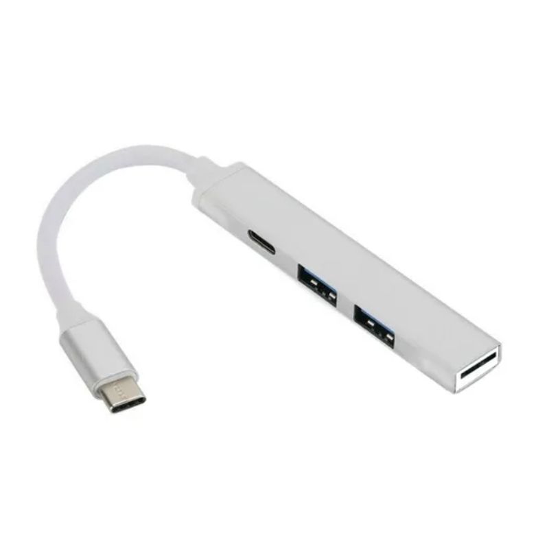 OFERTABKN - Hub Usb C Con 2 Puertos Usb, 1 Usb C Y Lector Tf 4 En 1