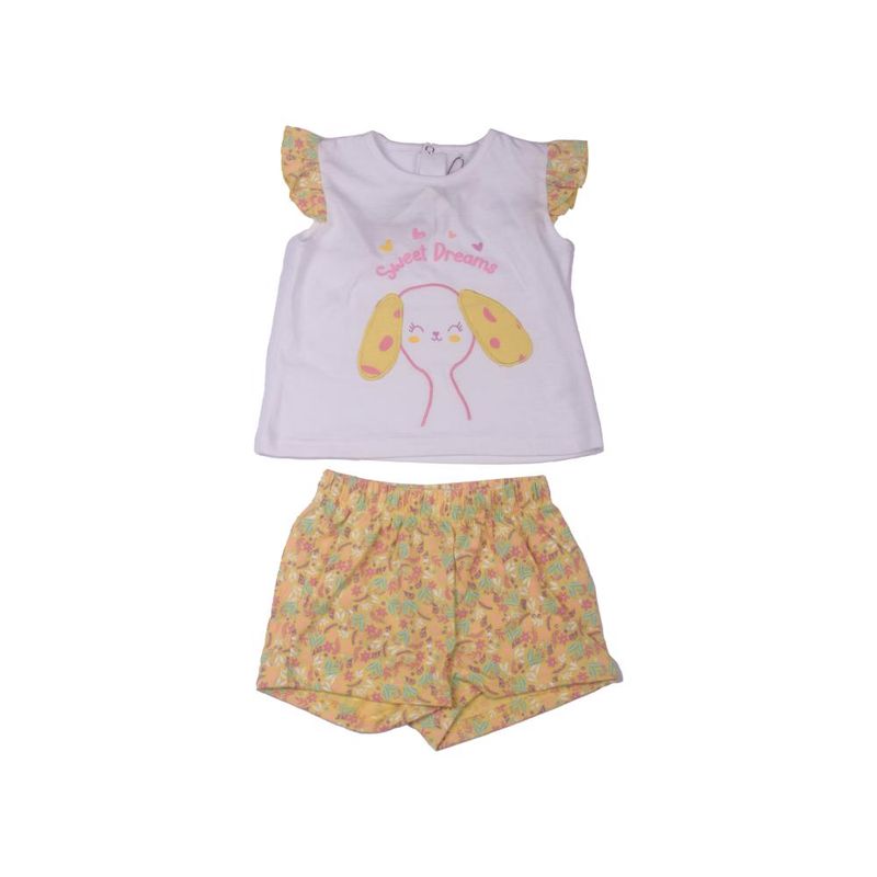 PILLIN - Pijama Bebe Niña Amarillo Pillin PILLIN