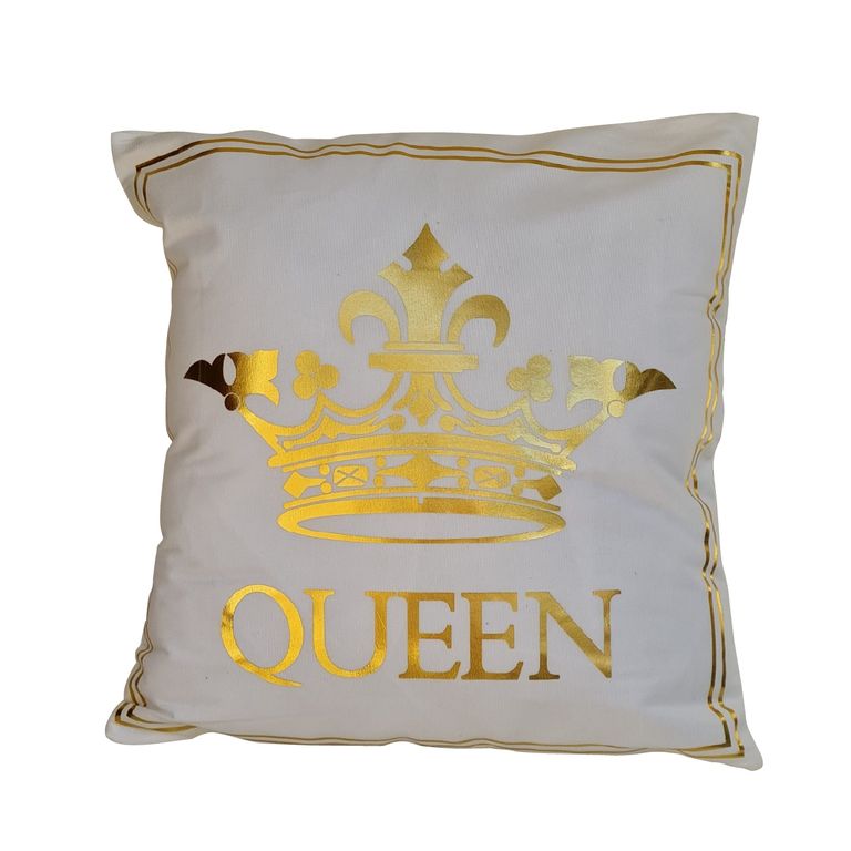 GENERICO Funda Para Cojin Nordicas - Blanca - Queen 17