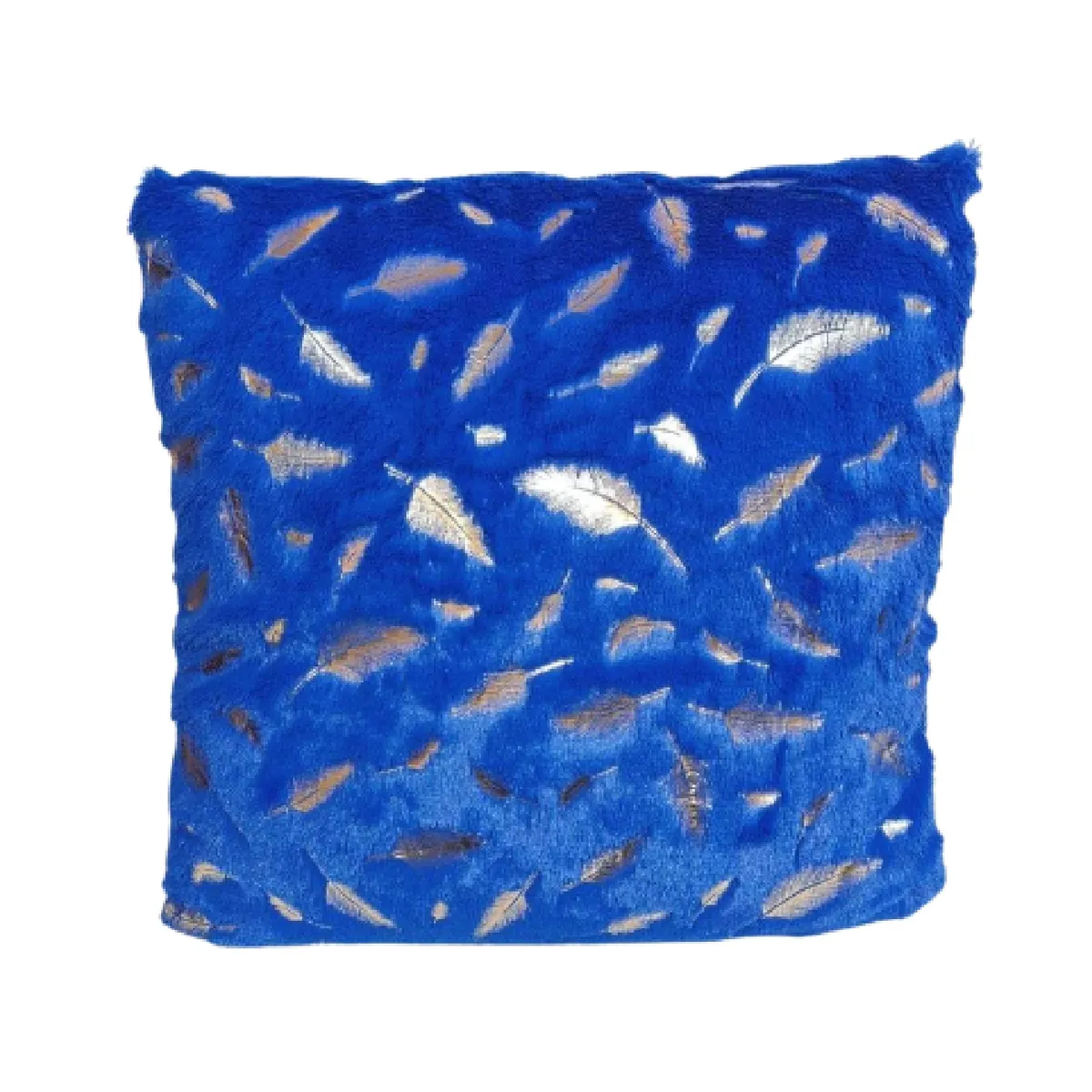 GENERICO - Funda Para Cojin De Plumas - Pelo Corto - Azul