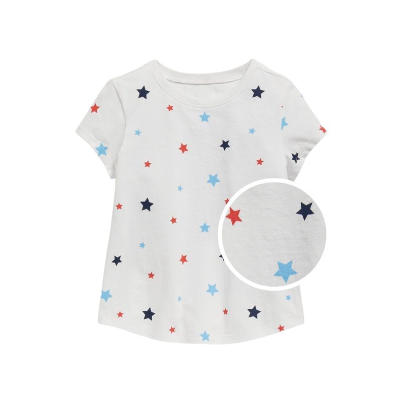 OLD NAVY - Polera Print Blanco OLD NAVY