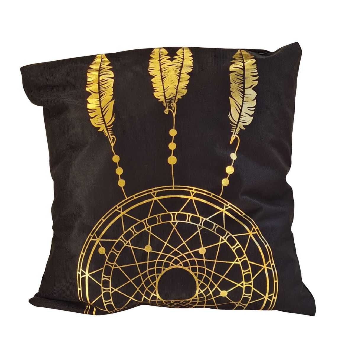 GENERICO - Funda Para Cojin Nordica - Negra - Atrapasuenos Grande 43