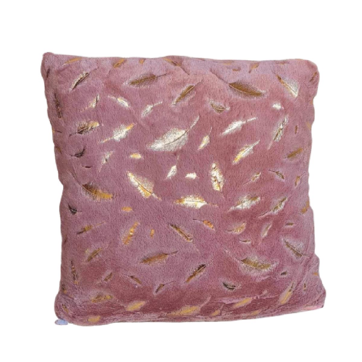 GENERICO - Funda Para Cojin De Plumas - Pelo Corto - Rosa