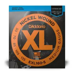 DADDARIO - CUERDA PARA BAJO 5 CUERDAS 50-135 EXL160-5