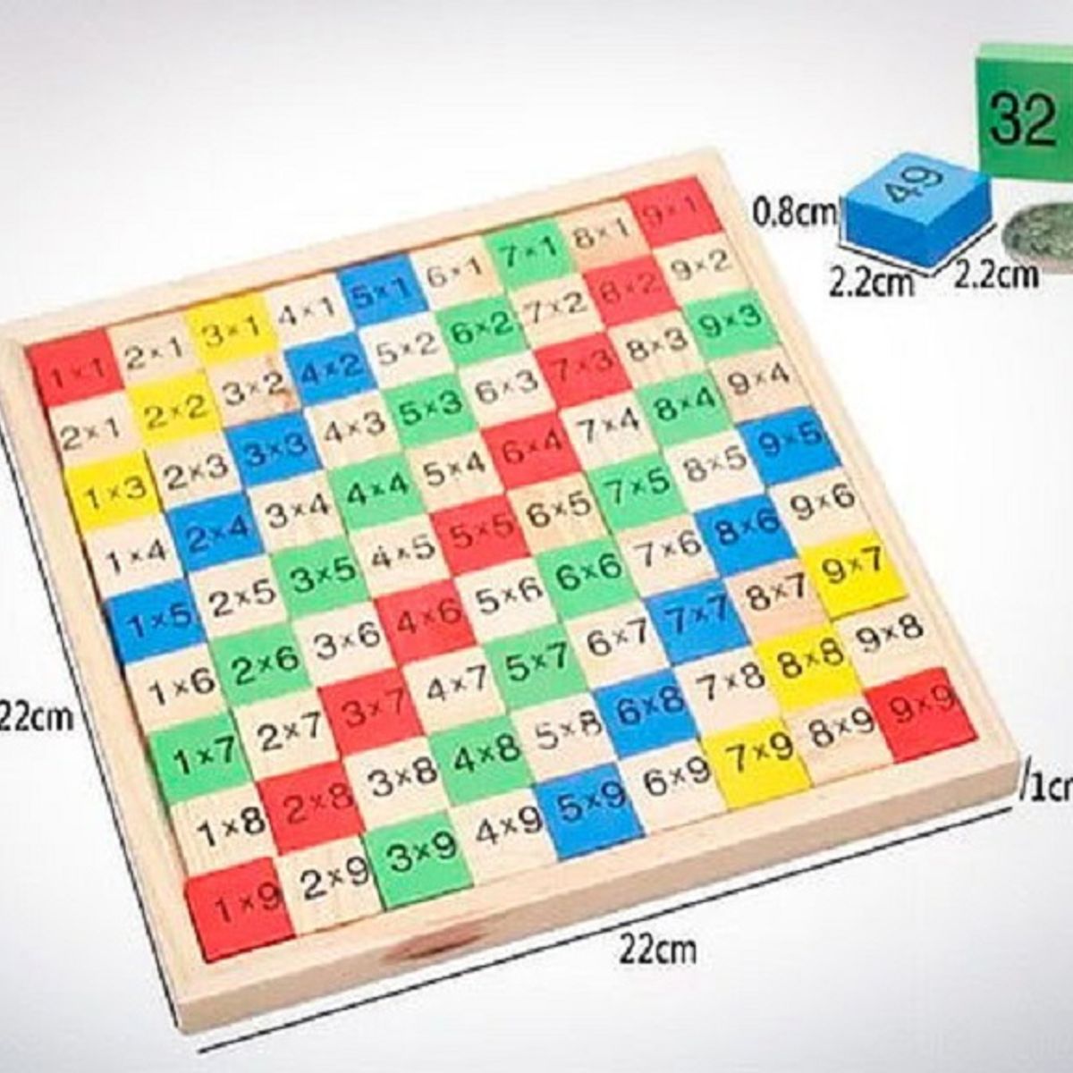 GENERICO - Tabla Matemática Multiplicación Juego Didáctico
