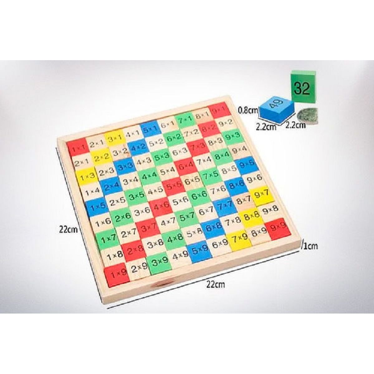 GENERICO - Tabla Matemática Multiplicación Juego Didáctico