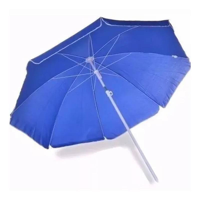 GENERICO - Quitasol Playa 2,2 MT DIAMETRO PROTECTOR SOLAR UV CON BOLSO