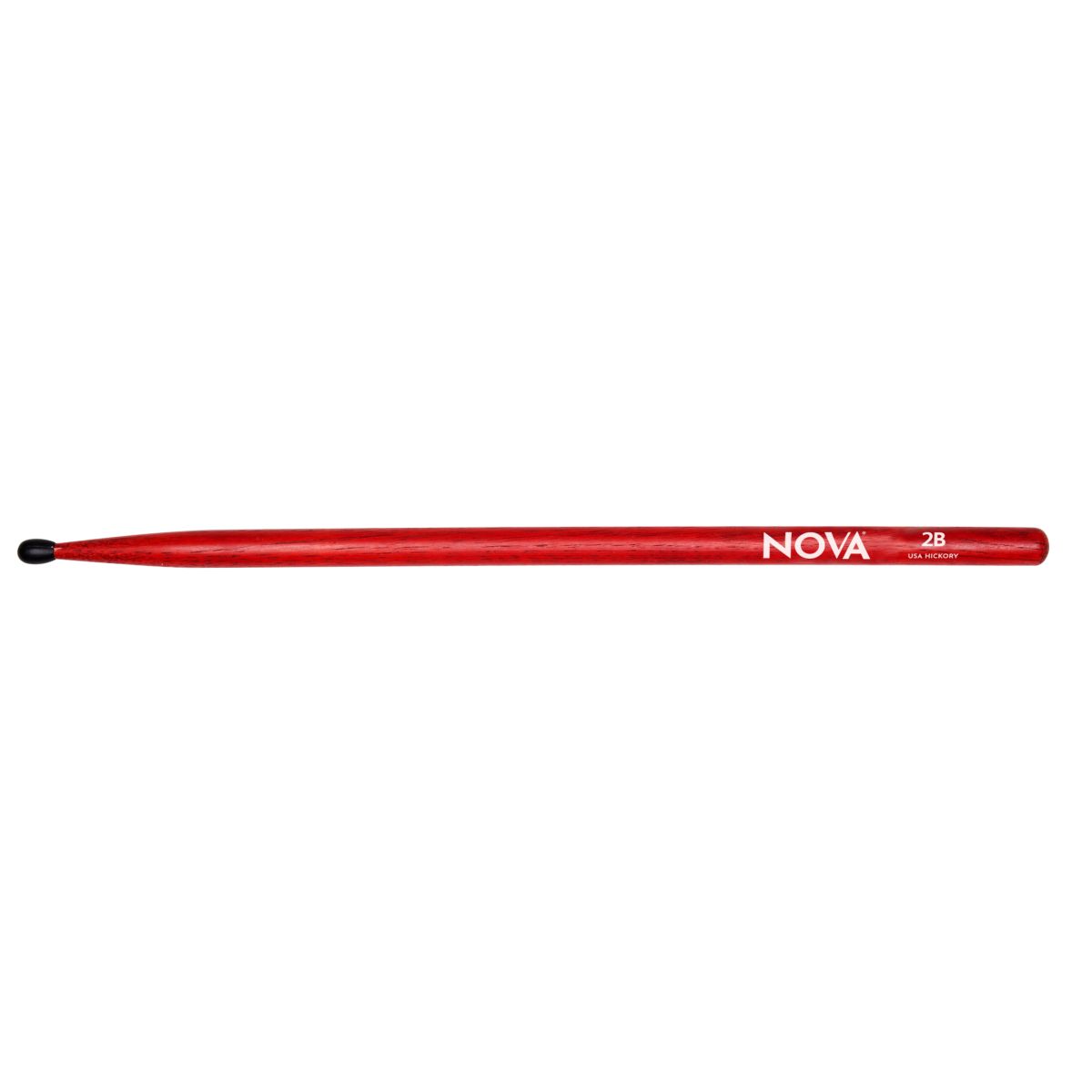 VIC FIRTH - Baquetas Vic Firth 2B NOVA Red Punta de Nylon