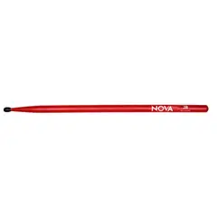 VIC FIRTH - Baquetas 2B NOVA Red Punta de Nylon