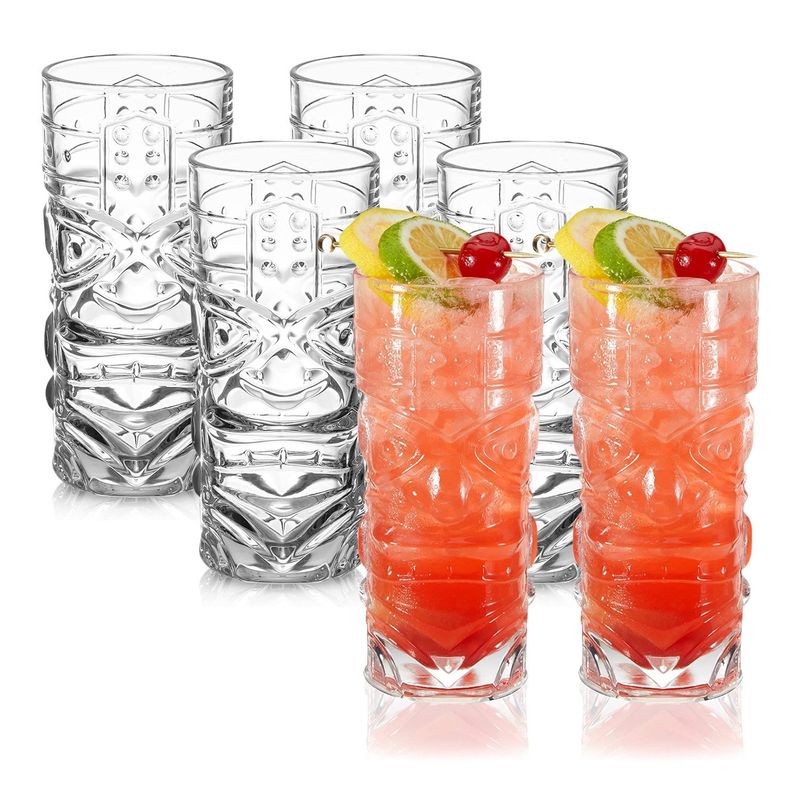 GENERICO - vaso tiki Kane hawaiano 420 ml X6 Rigil®