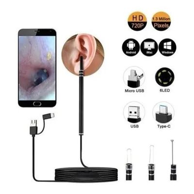 Imagen 2 del producto Limpiador De Oídos Con Cámara Usb Hd Endoscopio