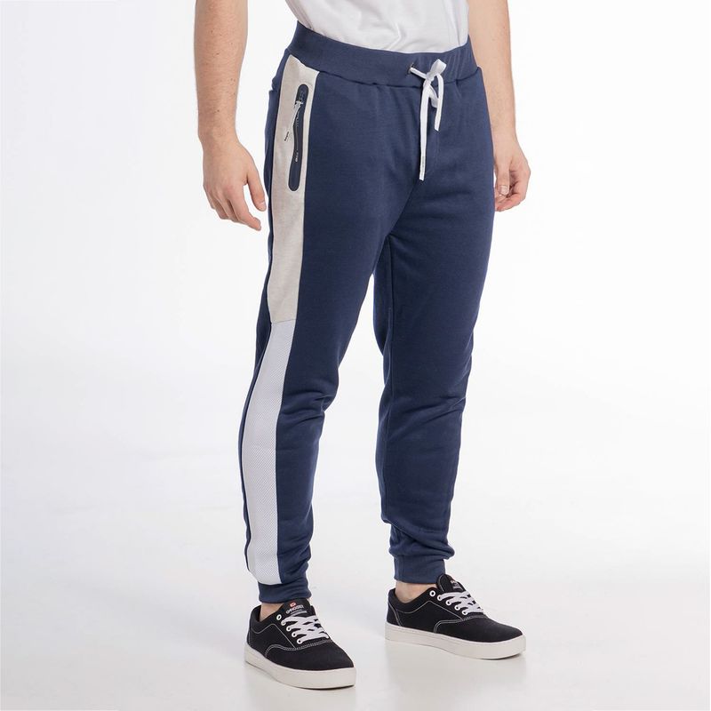 GANGSTER - Buzo Delgado Loopback Azul Gangster
