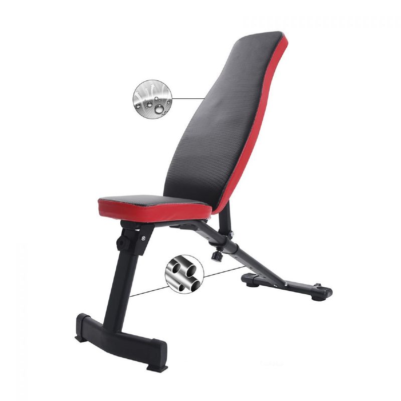 ULTIMATE FITNESS - BANCO MULTI FUNCIÓN INCLINABLE  PLANO SLIM