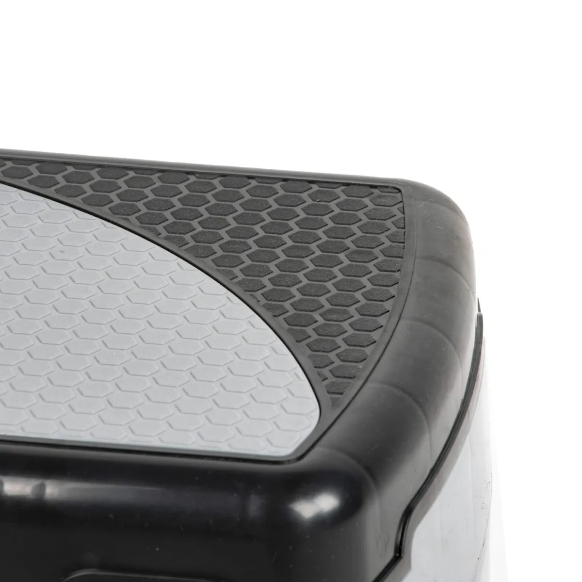 ULTIMATE FITNESS - STEP AERÓBICO 3 NIVELES NEGRO/GRIS