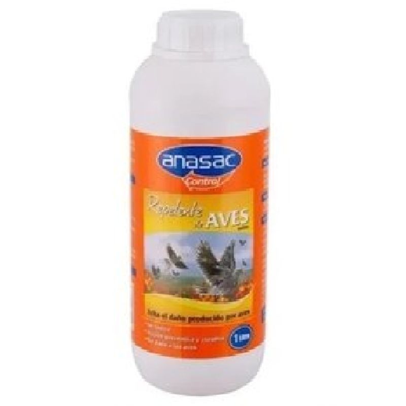 ANASAC - Repelente Para Control De Aves 1 Litro Anasac.-