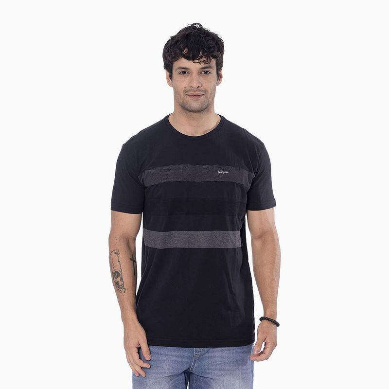 GANGSTER - Polera Mc Especial Bigband Negro Gangster