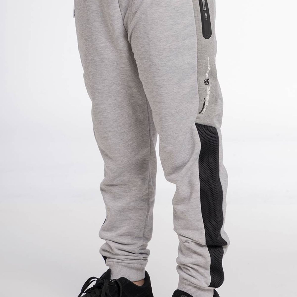 GANGSTER - Niño Buzo Liviano Loopback Gris Gangster
