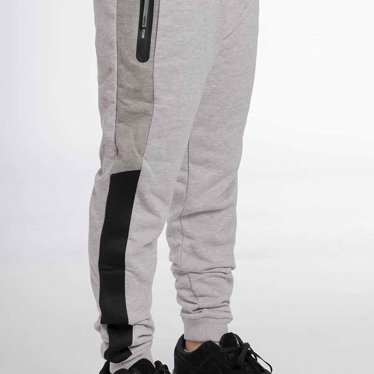GANGSTER - Niño Buzo Liviano Loopback Gris Gangster