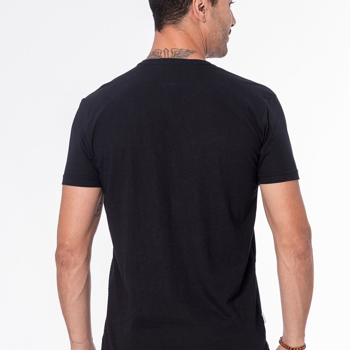 GANGSTER - Polera Mc Especial Fash 2 Negro Gangster