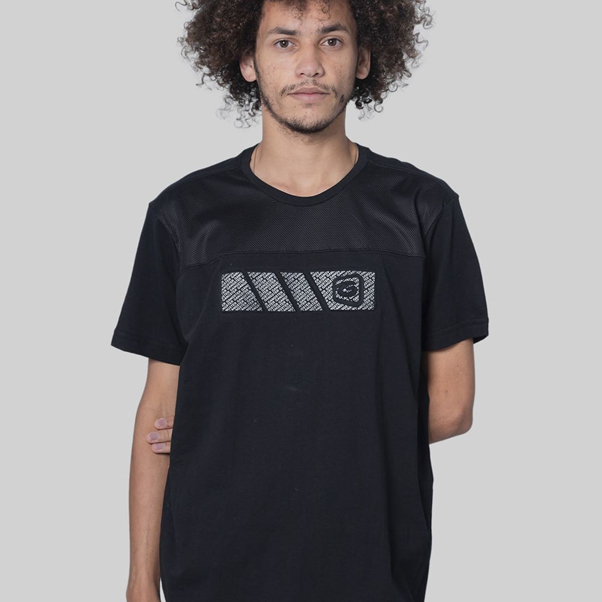 GANGSTER - Polera Mc Especial Over Negro Gangster