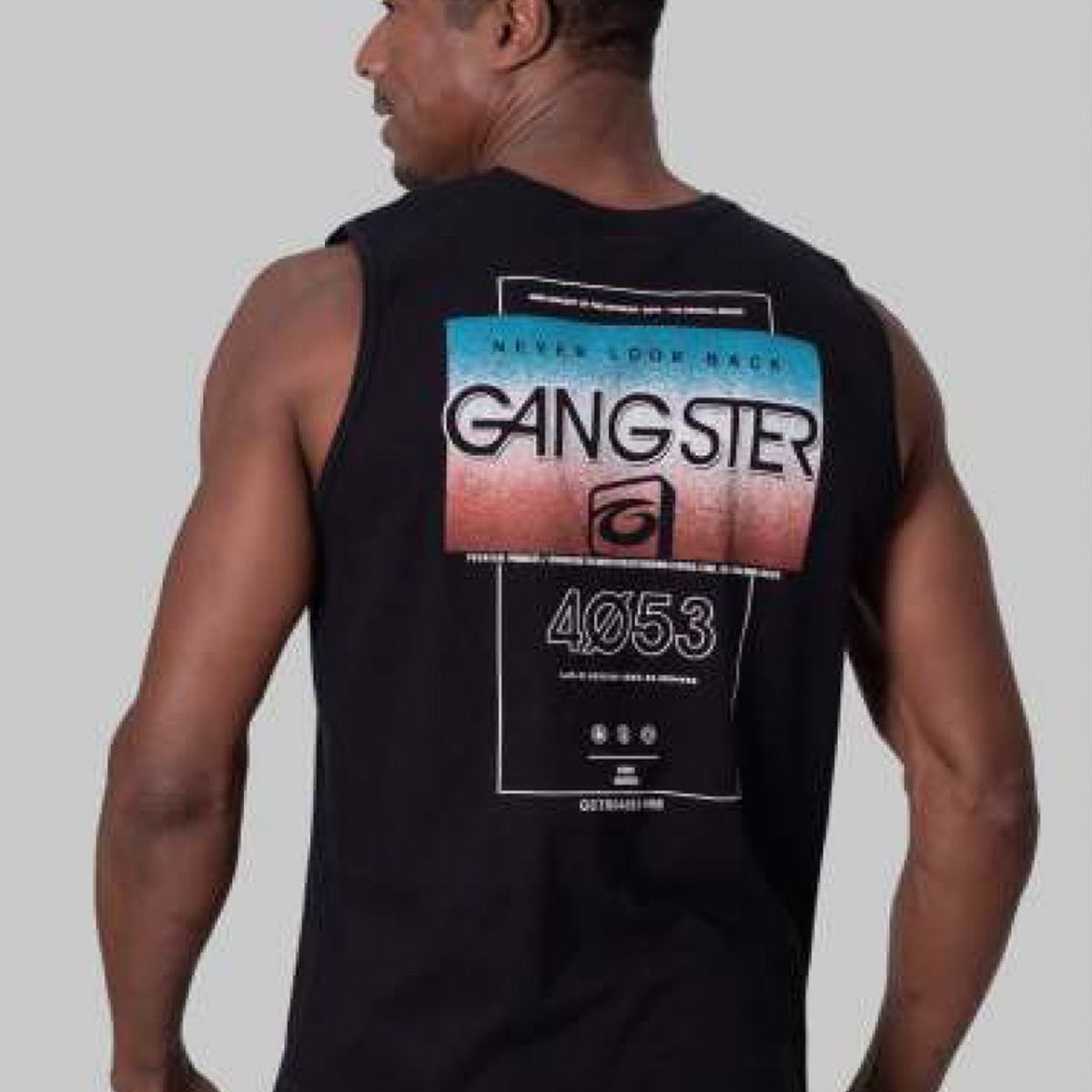 GANGSTER - Polera Sm Dutch Negro Gangster