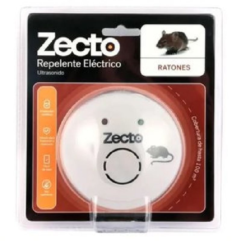 GENERICO - Repelente Electrico Para Raton Laucha Zecto Anasac
