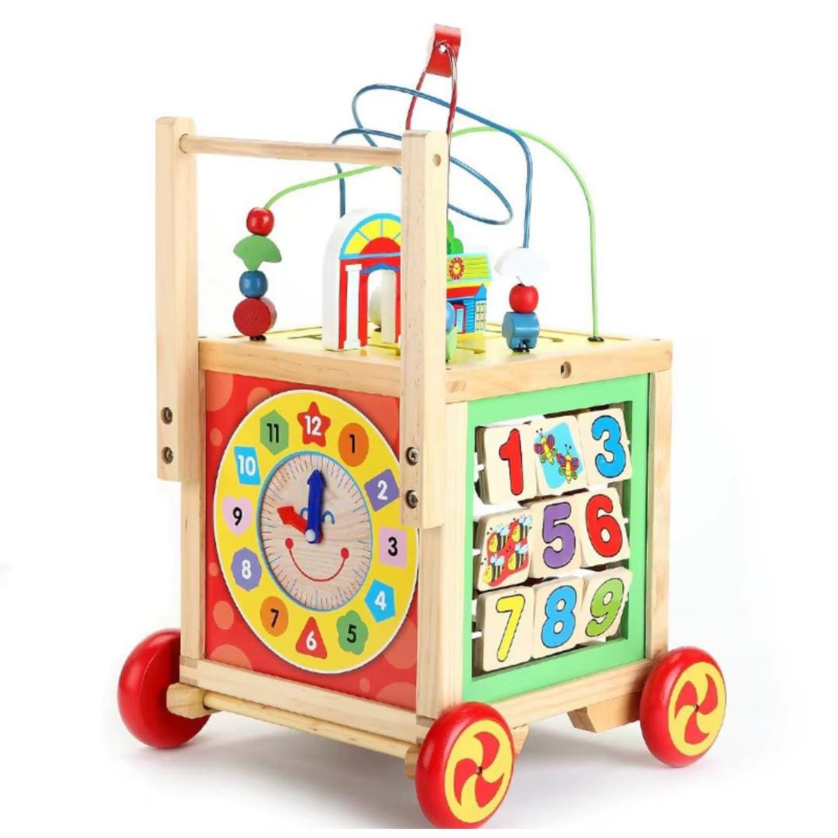 GENERICO - CORREPASILLO CAMINADOR DE MADERA PARA BEBE MONTESSORI