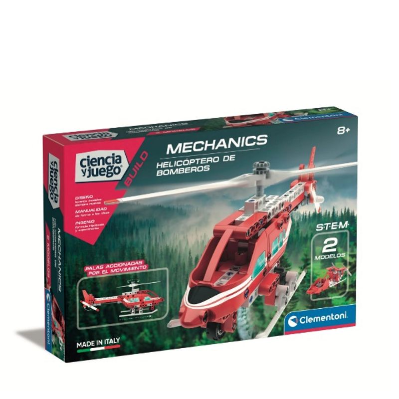 CLEMENTONI - Armable Ciencia Helicóptero de Bombero