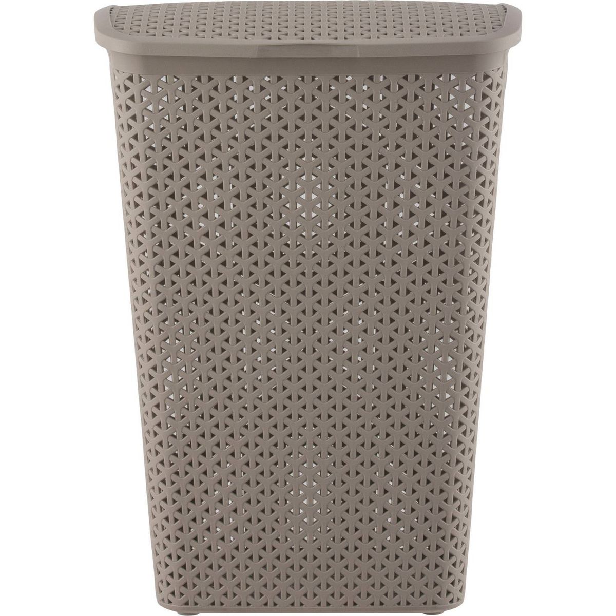 REYPLAST - Cesto Canasto Para Ropa Bali 55 Litros Con Tapa Color Taupe