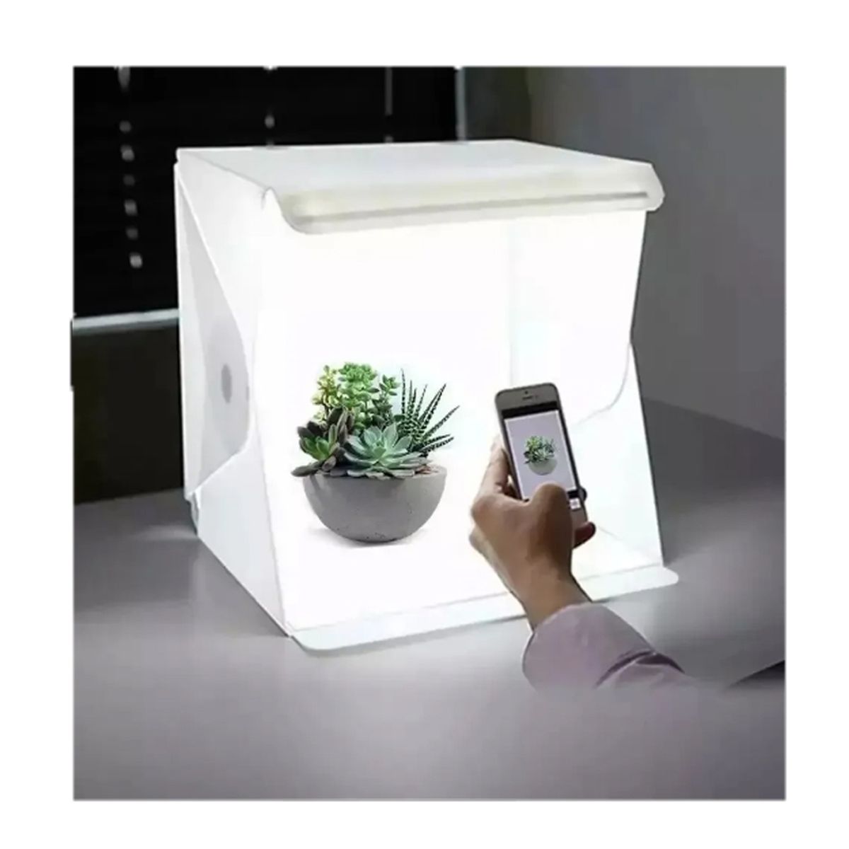 GENERICO - Mini Estudio Fotografico Portatil Luz Led Fotos Fotografia