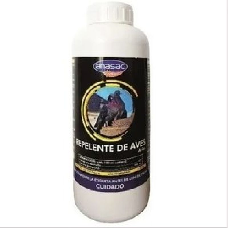 ANASAC - Repelente Para Control De Aves 1 Litro Al 40% Anasac.-