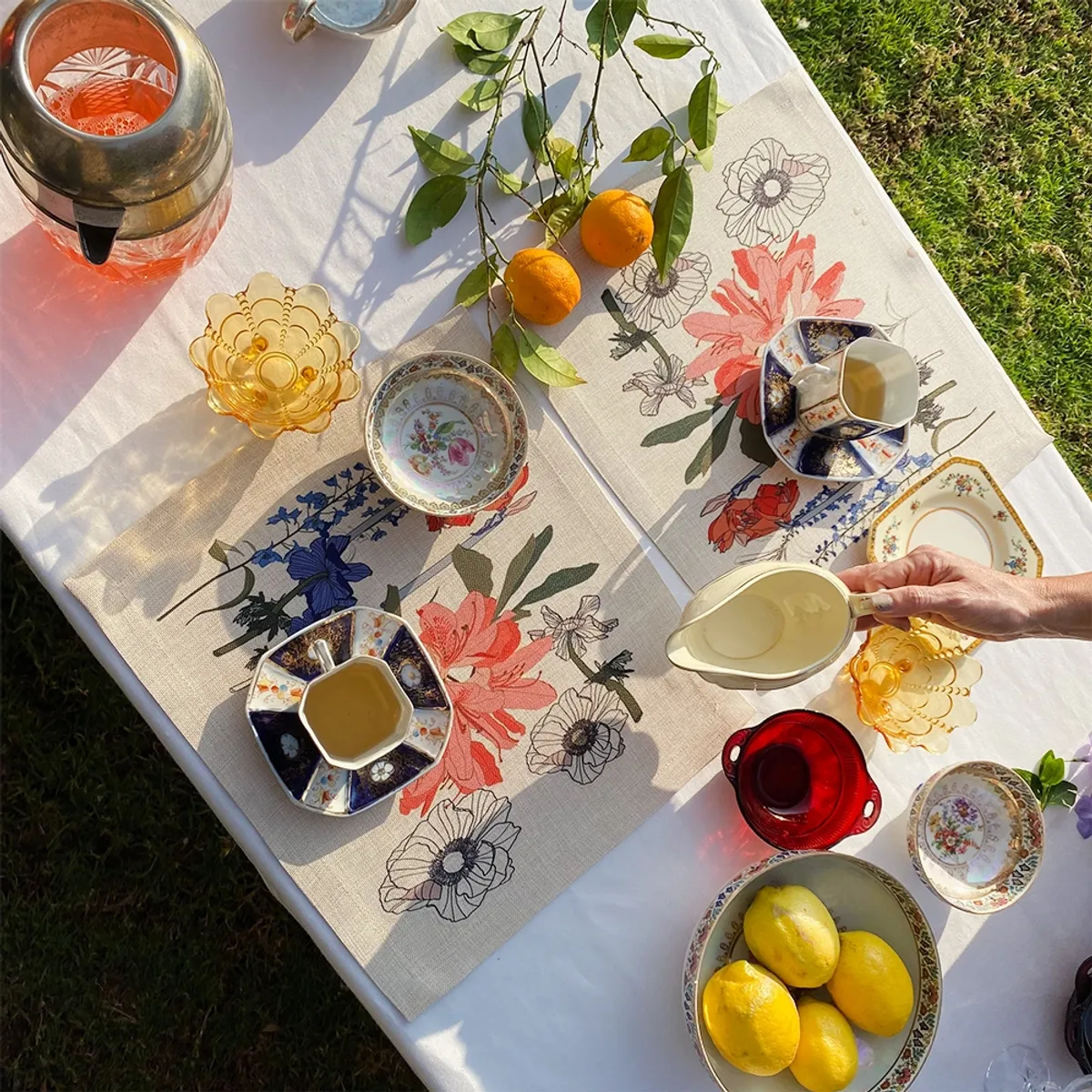 TUYO PRINT - Set Individuales Linet Natural  - Lili