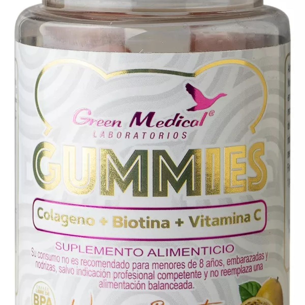 GREEN MEDICAL - Gummies Woman Beauty Biotina + Colageno + Vit C  Gm 1 Frasco