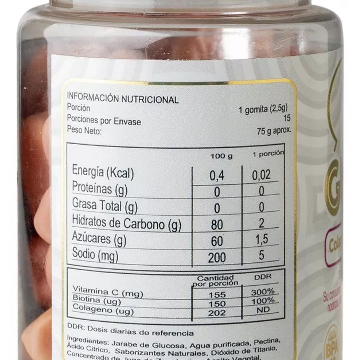 GREEN MEDICAL - Gummies Woman Beauty Biotina + Colageno + Vit C  Gm 1 Frasco