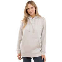 Polerón Acid-Wash Embroidery Logo Mujer