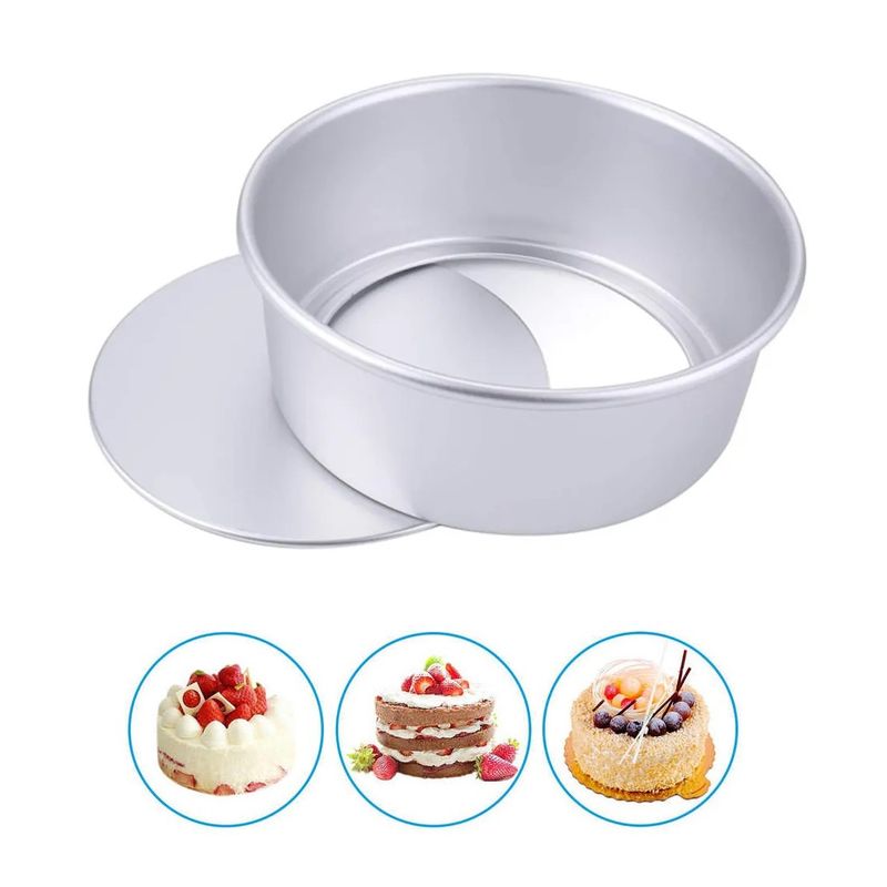 GENERICO - Moldes De Aluminio Para Tortas Molde Desmontable Molde torta 22x8cm
