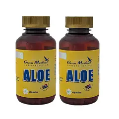GREEN MEDICAL - Aloe Vera Gm 120 Capsulas 2x60.