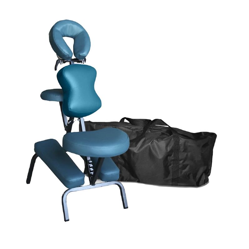 CAMILLAS CHILE - SILLA DE MASAJES PLEGABLE S1 PRO VERDE AZULADO