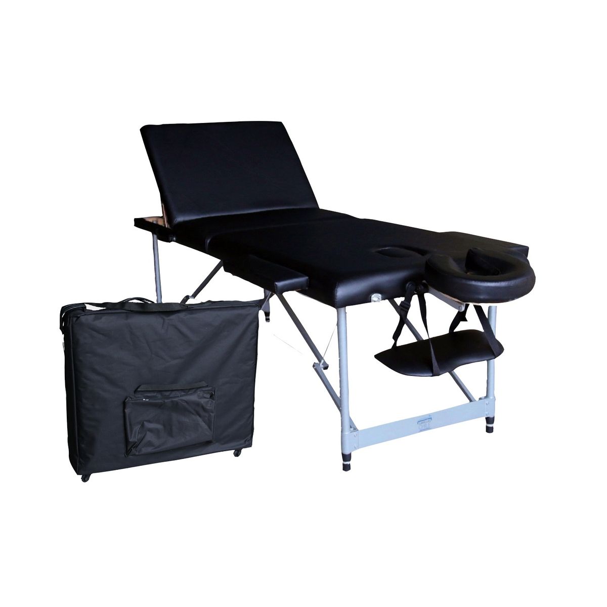 CAMILLAS CHILE - Camilla Plegable A3 Pro Ruedas Negro