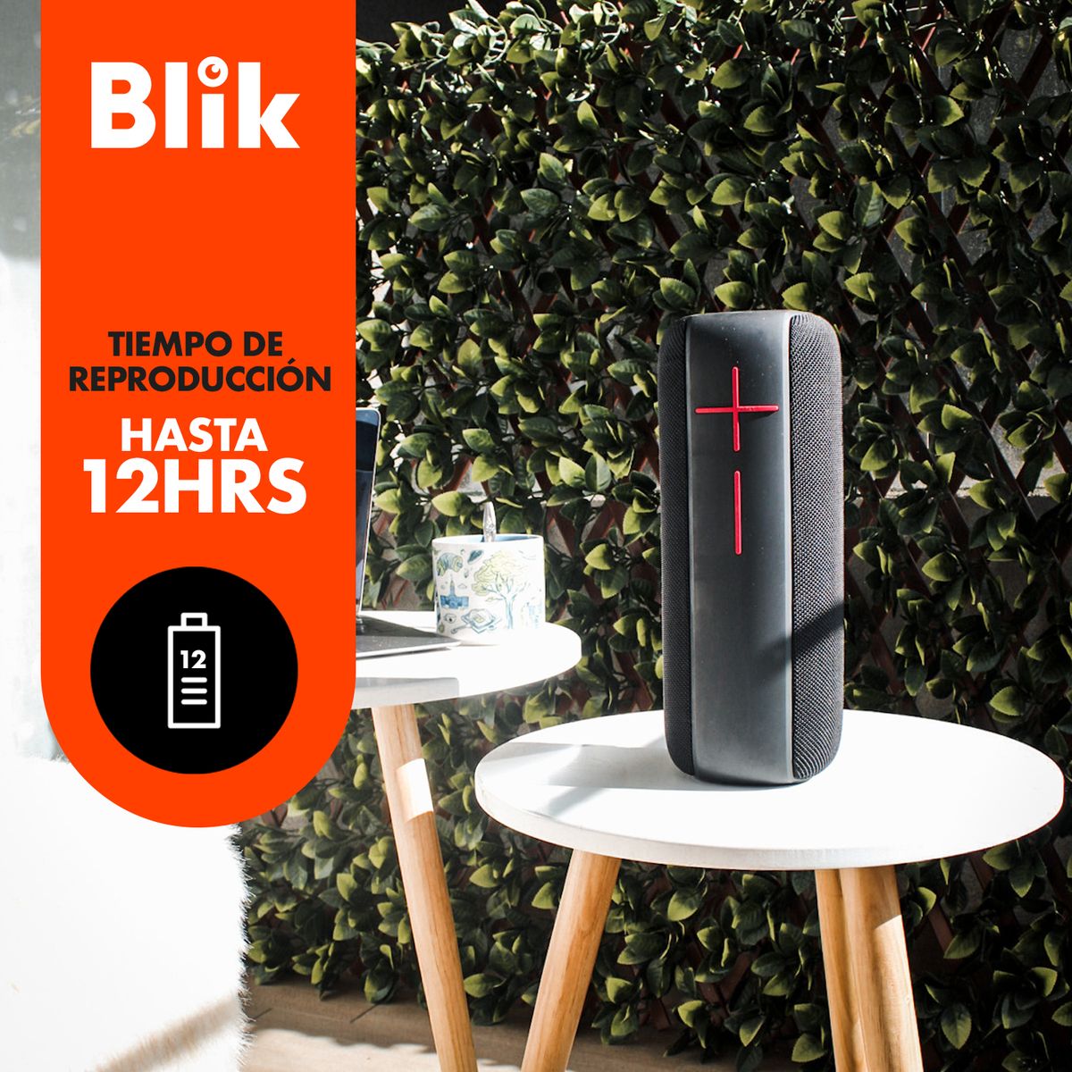 BLIK - Parlante Bluetooth Blik HYPE3 Negro