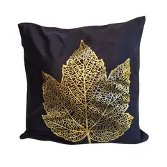 GENERICO - Funda Para Cojin Nordicas - Negra - Hoja 05