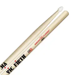 VIC FIRTH - Baquetas 5B American Classic Punta de Nylon